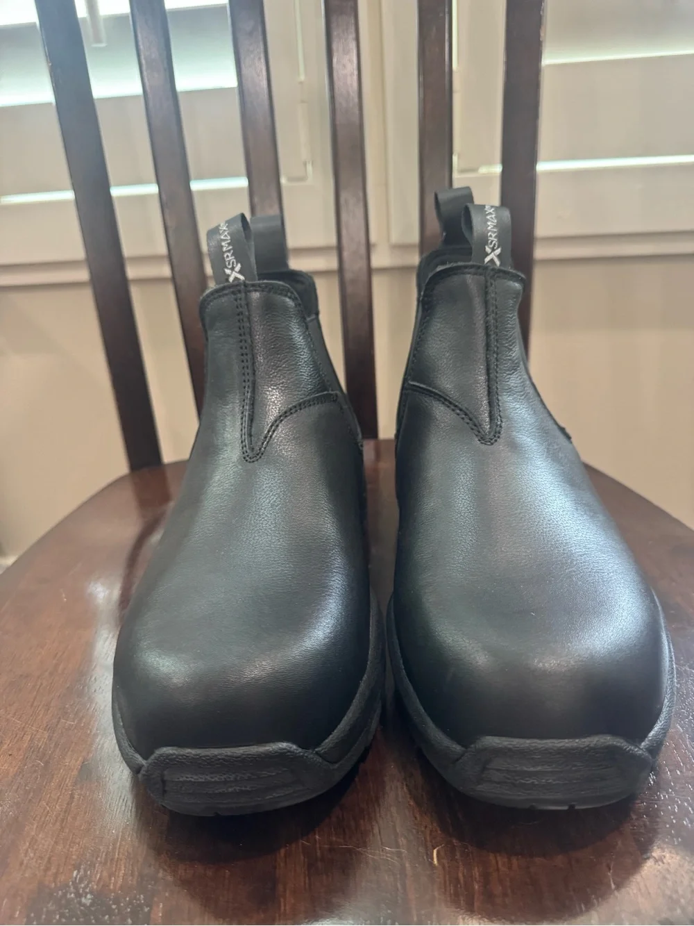 Men's Black Chelsea-Style Chukka Work Boots